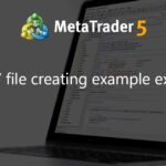 CSV file creating example expert - expert for MetaTrader 4