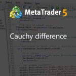 Cauchy difference - indicator for MetaTrader 4