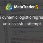 Multiple dynamic logistic regression first unsuccessful attempt - library for MetaTrader 5