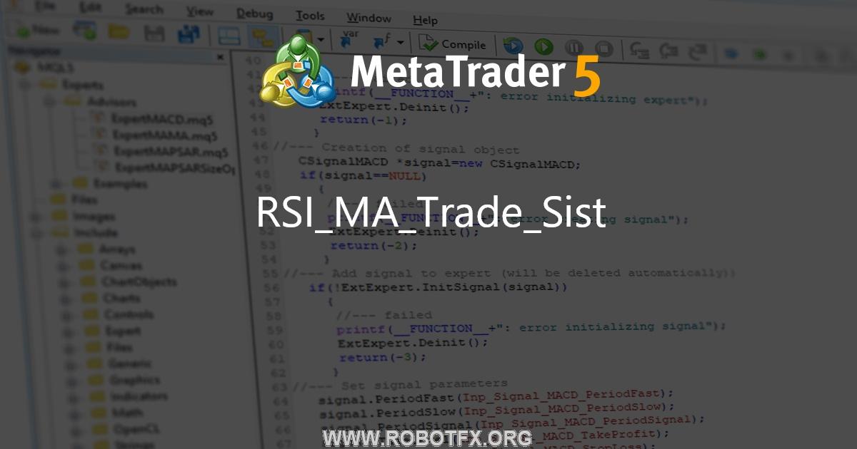 RSI_MA_Trade_Sist - indicator for MetaTrader 4