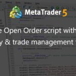 Simple Open Order script with simple money & trade management feature - script for MetaTrader 4