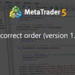 The correct order (version 1.0.01) - expert for MetaTrader 4