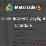 Determine Broker's Daylight (DST) schedule - script for MetaTrader 5