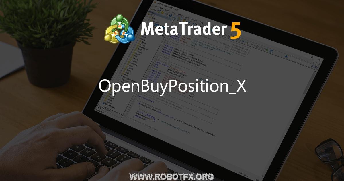 OpenBuyPosition_X - script for MetaTrader 5